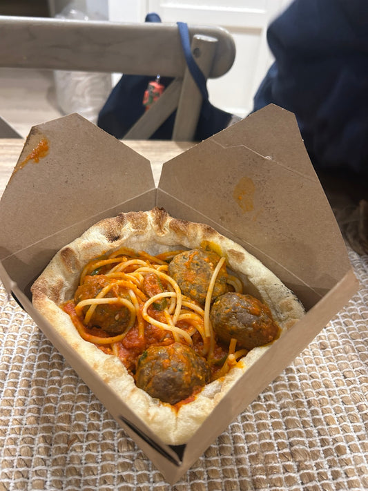 Spaghetti and meatballs